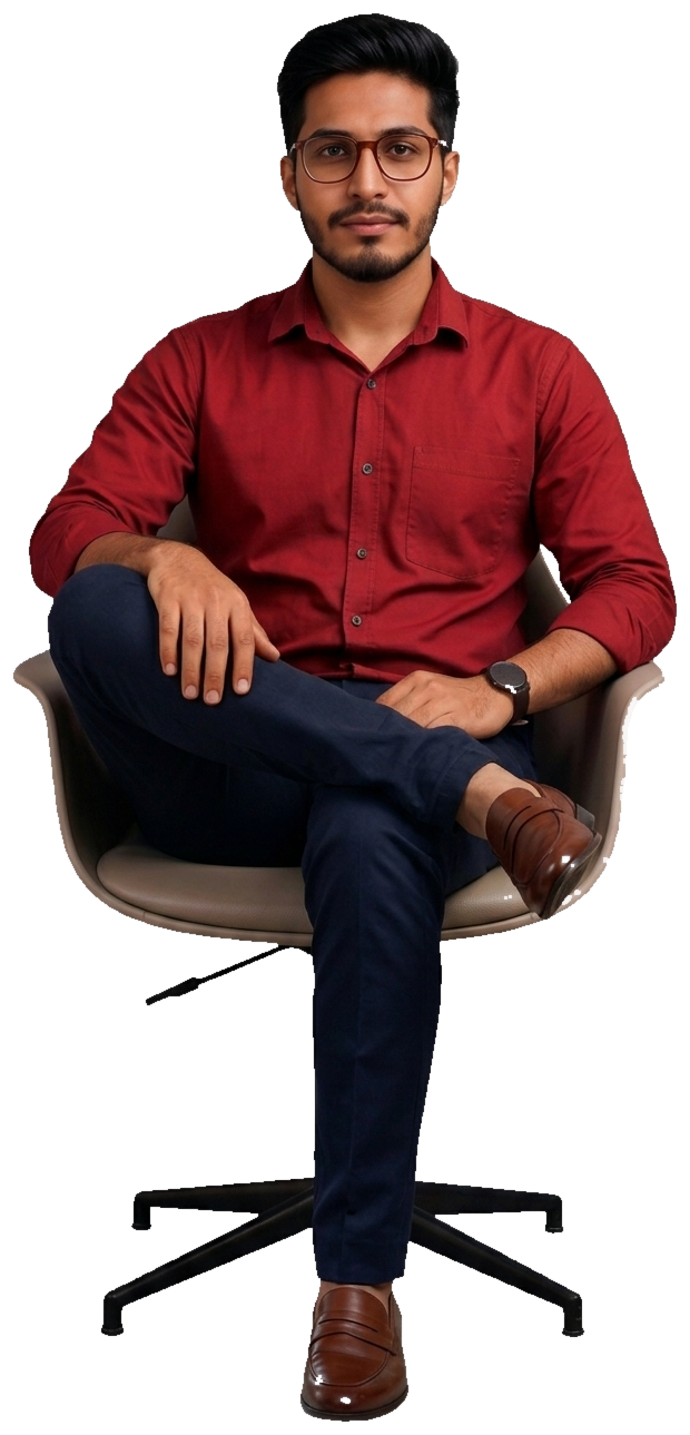 Avinash seated portrait