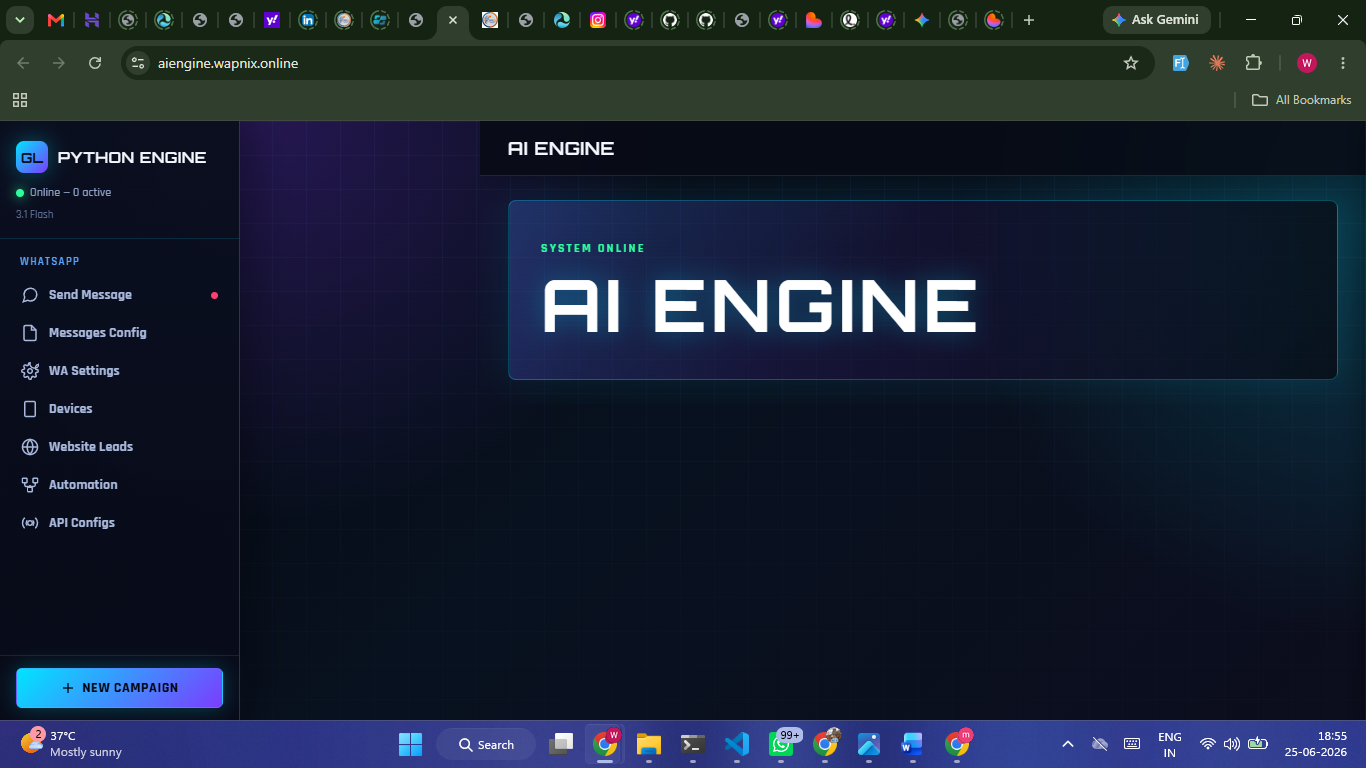 Python AI Engine screenshot